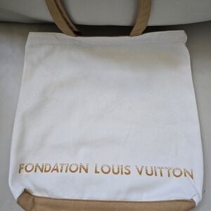 Louis Vuitton limited edition canvas tote